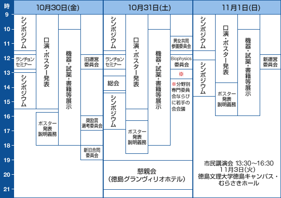 スケジュール
