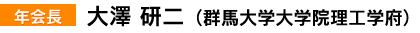 年会長：大澤 研二（群馬大学大学院理工学府）